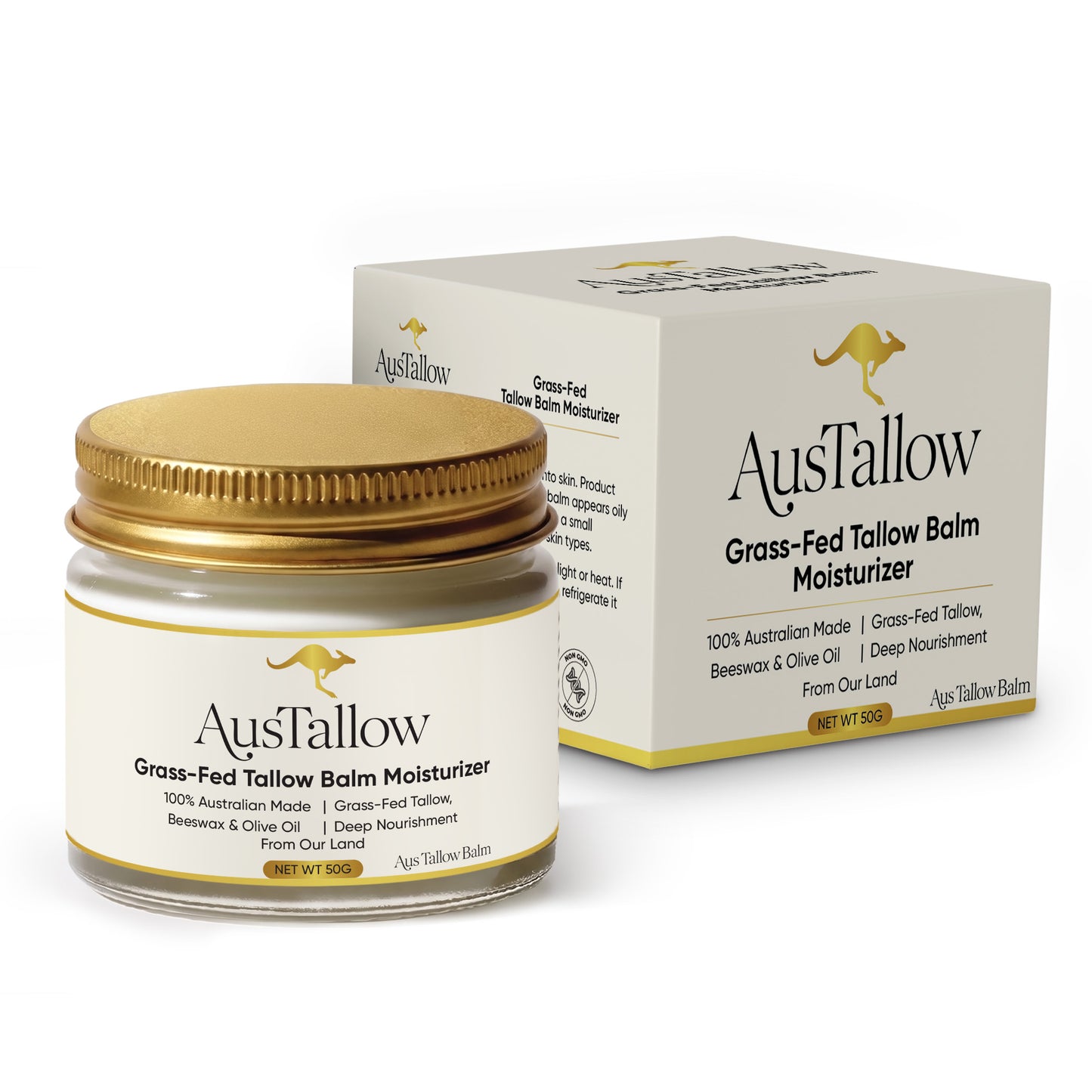 AusTallow Grass-Fed Tallow Balm Moisturizer